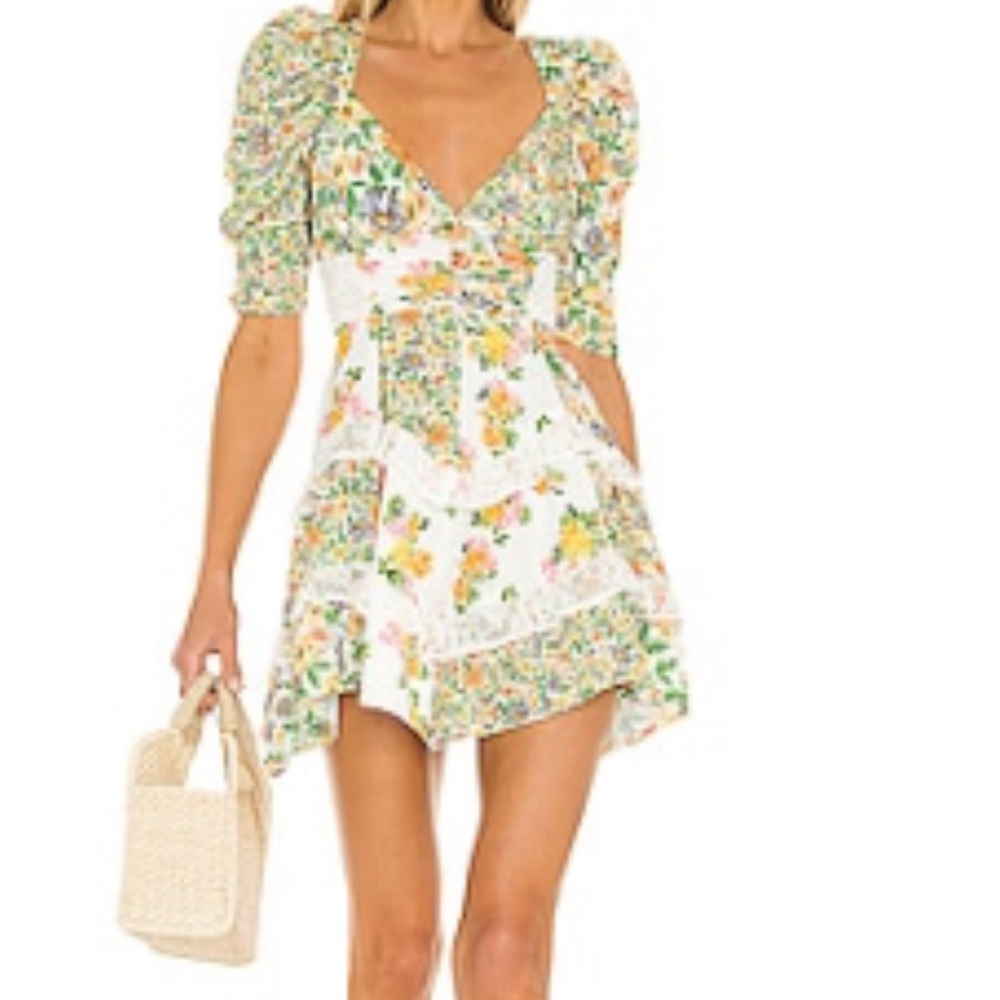 For Love And Lemons Rosalyn Mini Dress